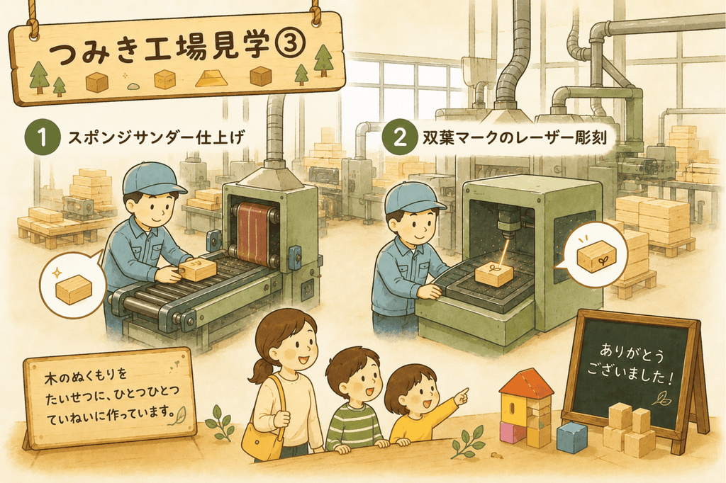 【工場見学③】なめらかな手ざわりの秘密！最終仕上げ＆双葉マーク刻印の裏側